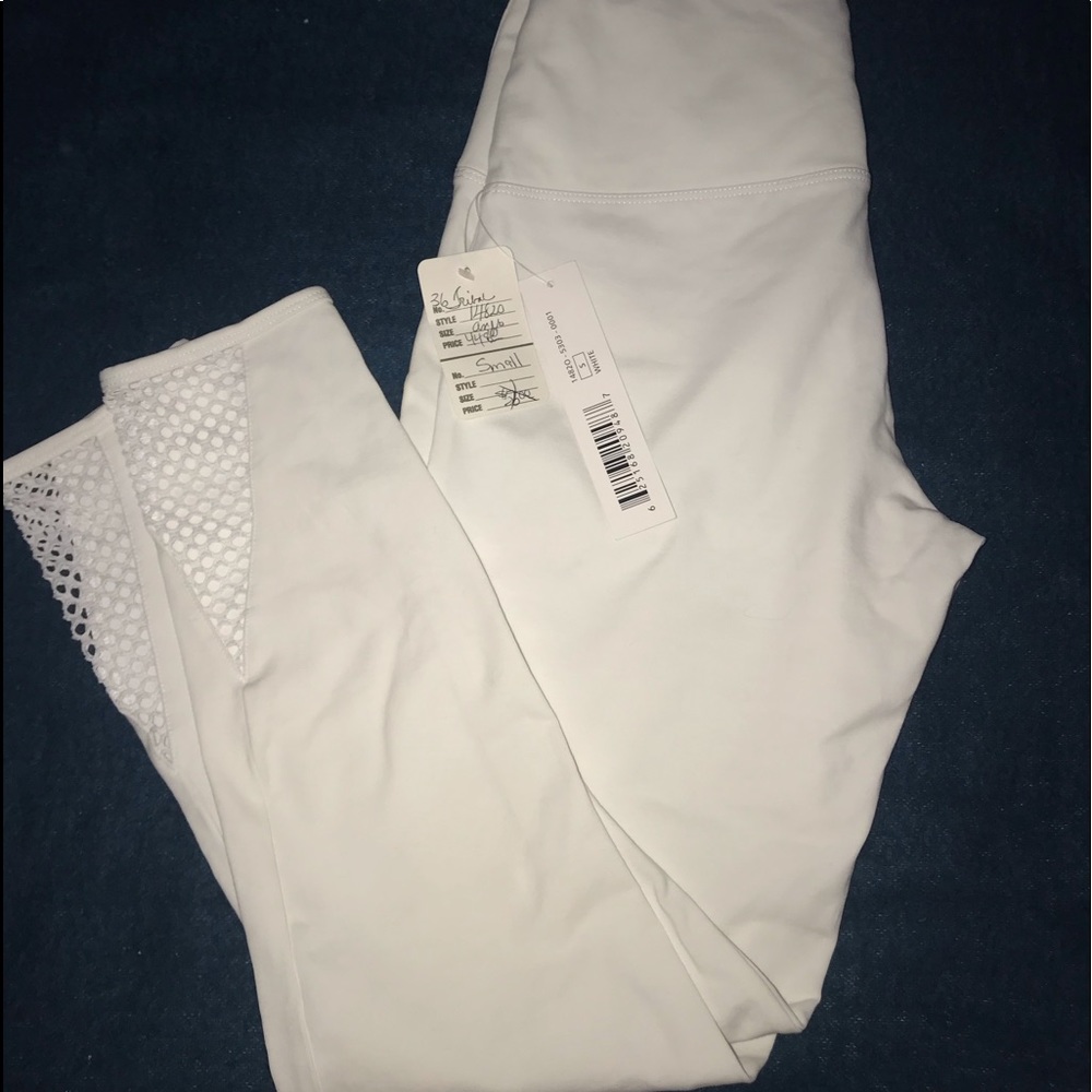 Tribal white leggings